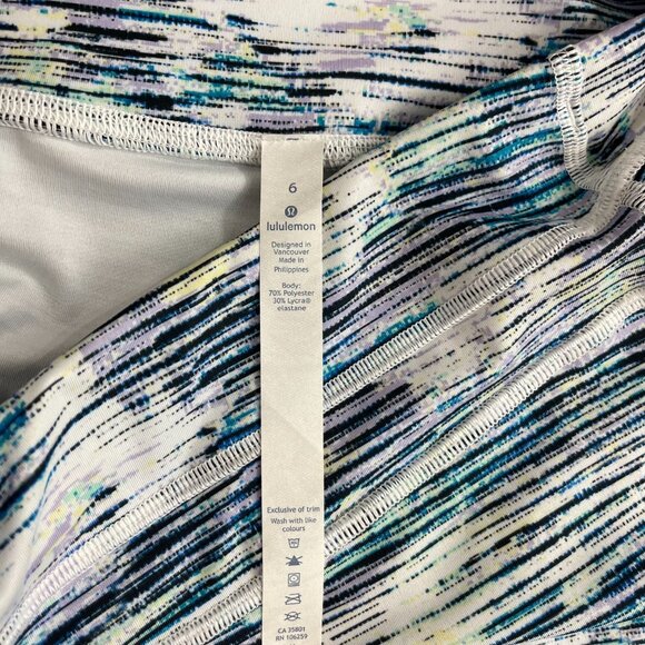Lululemon Inspire Crop II FGRT Multicolor Full On Luxtreme Medium Rise Legging 6 - Picture 6 of 8